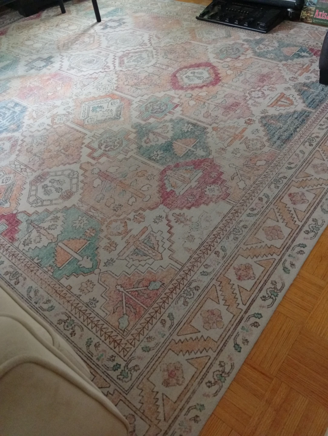 Area Rug with Geometric Pattern
