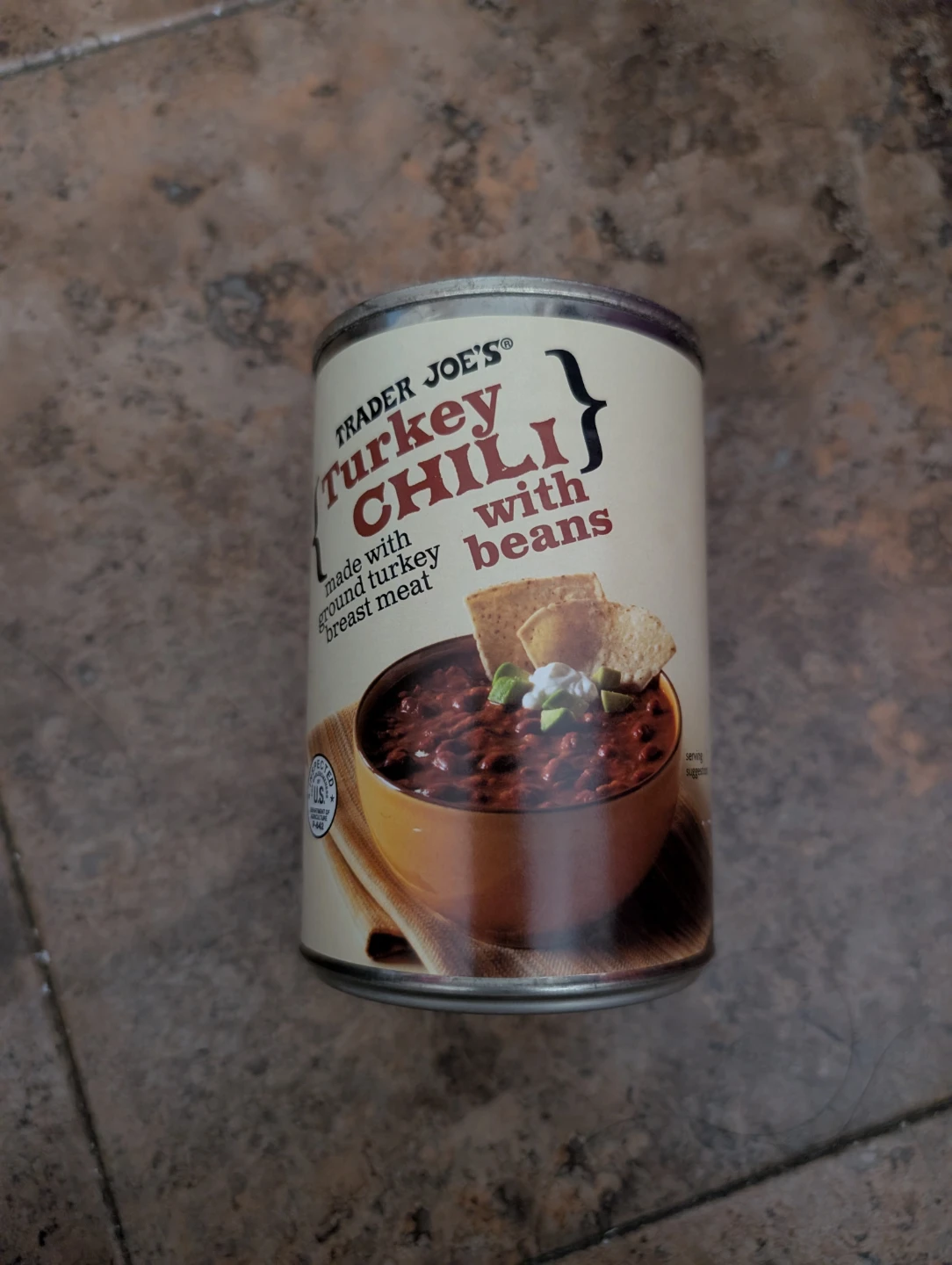 Unopened Trader Joe's Turkey Chili with Beans