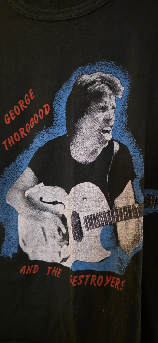 VINTAGE George Thorogood and the Destroyers T-Shirt - photo 2
