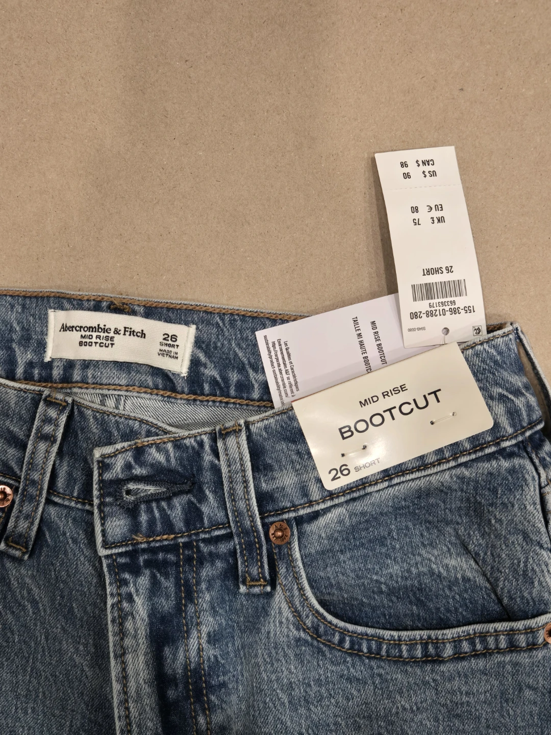 Abercrombie & Fitch Mid Rise Bootcut Jeans - photo 3