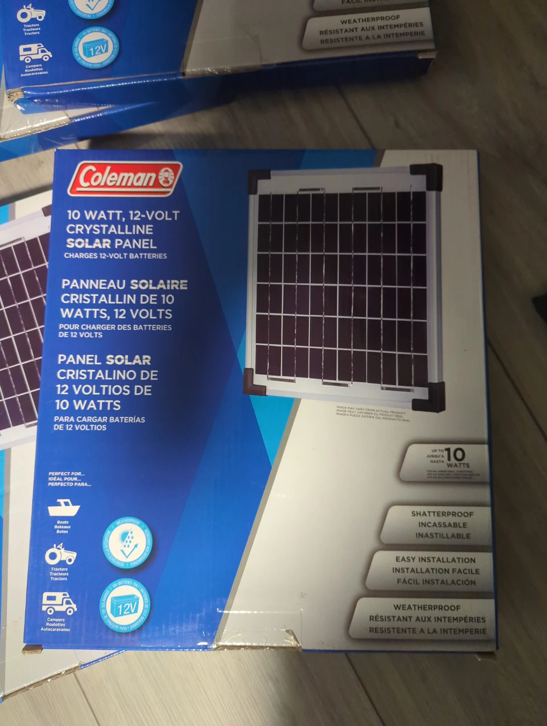 9 Coleman 10 Watt 12-Volt Crystalline Solar Panel - photo 2