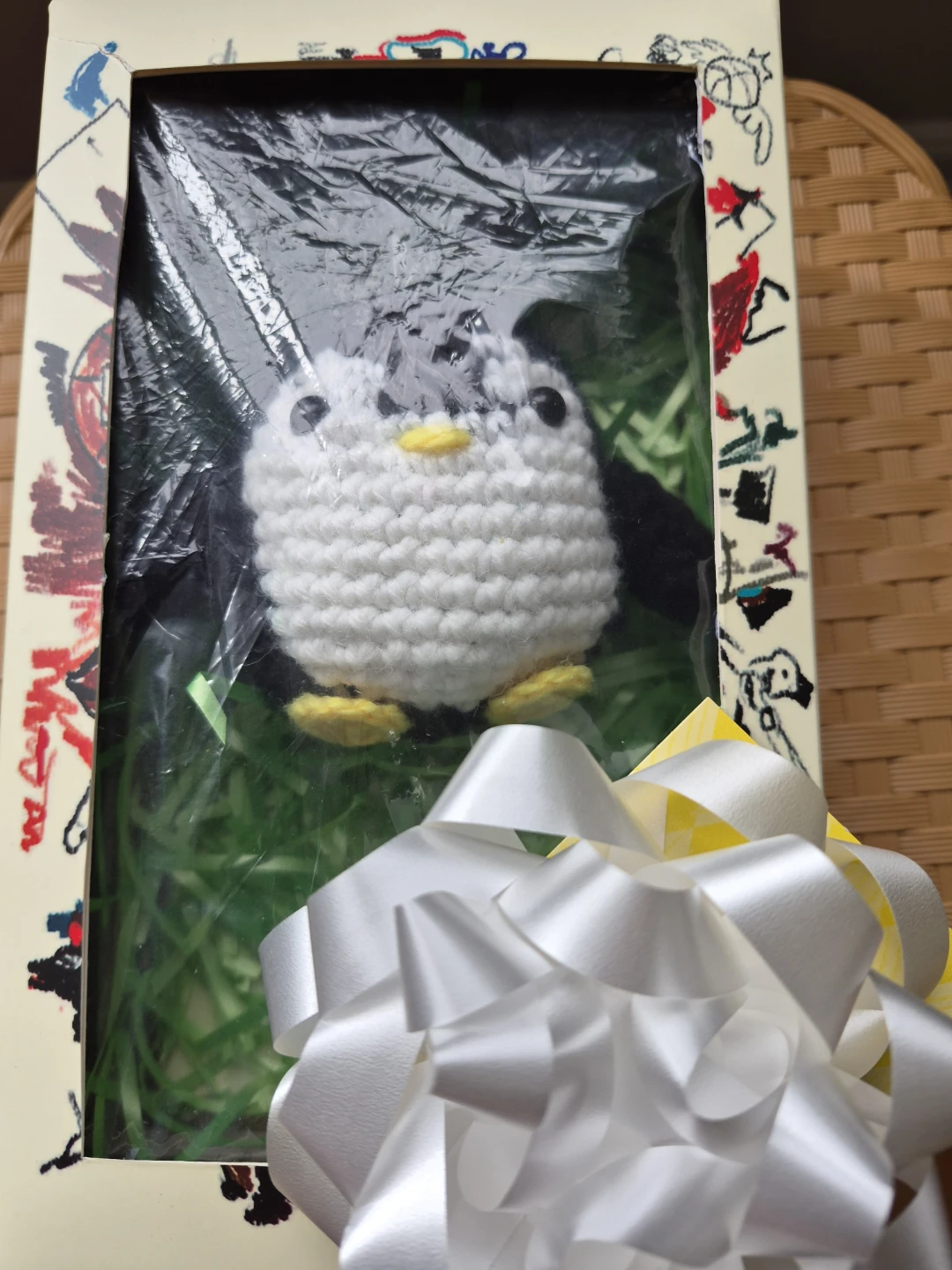 Handmade Crochet Penguin Plush Toy - photo 5