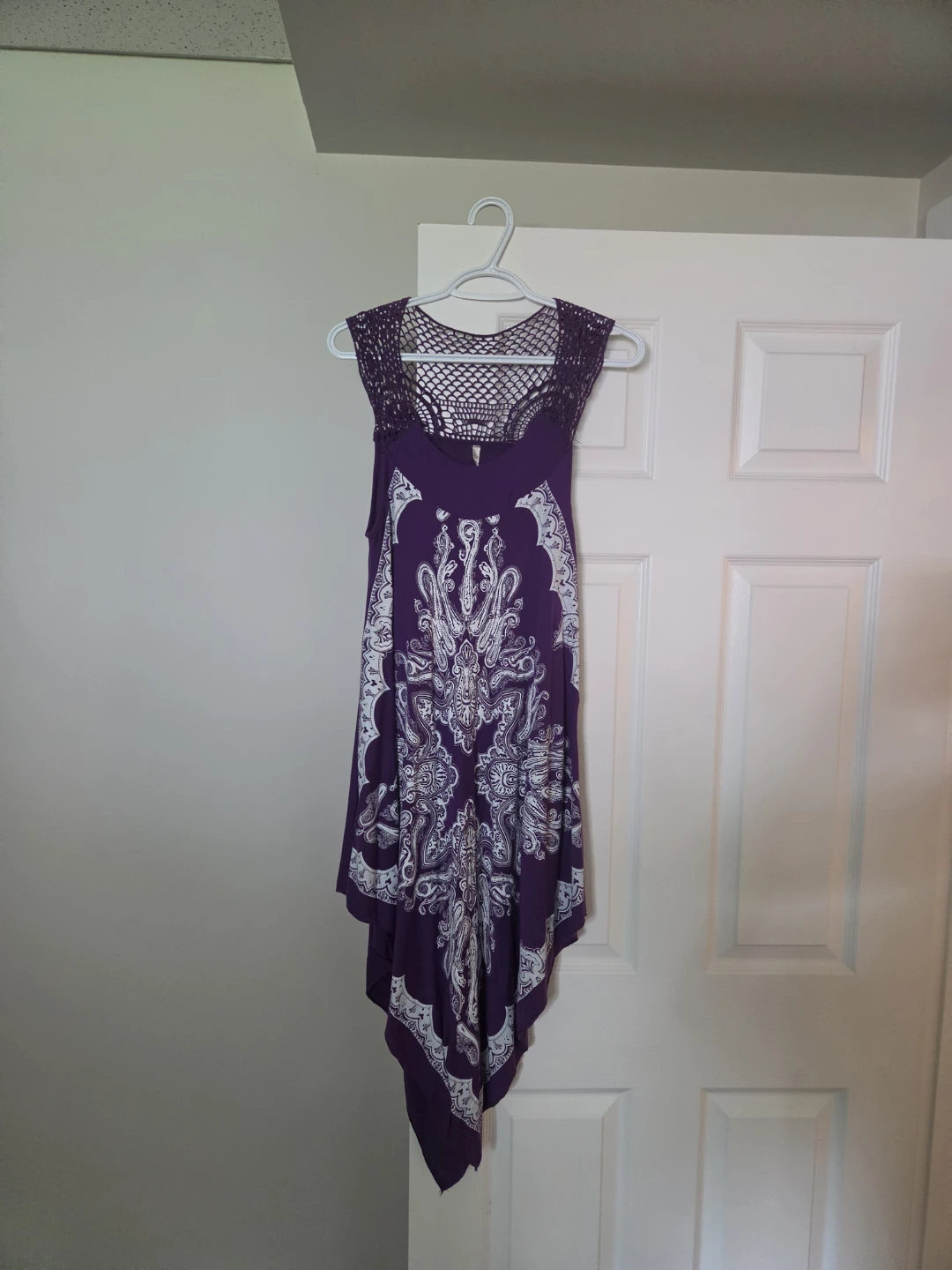 Harem style purple dress