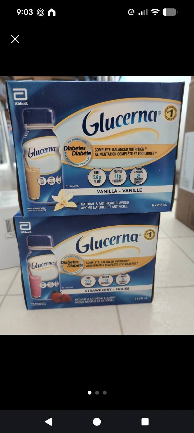 Glucerna Vanilla & Strawberry Meal Replacement Drinks - photo 3