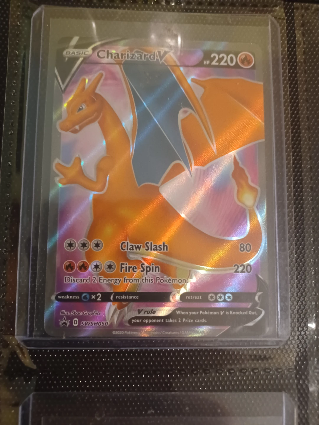 Pokemon Charizard V Trading Card SWSH050