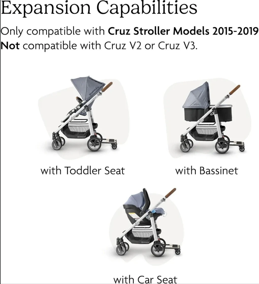 UPPAbaby Cruz Piggyback Ride-Along Board - photo 4