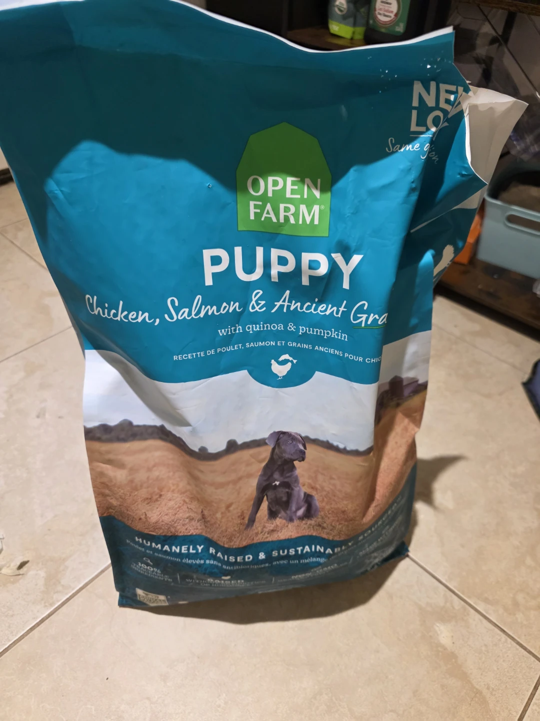 Open Farm Puppy Chicken Salmon Ancient Grains Dog Food