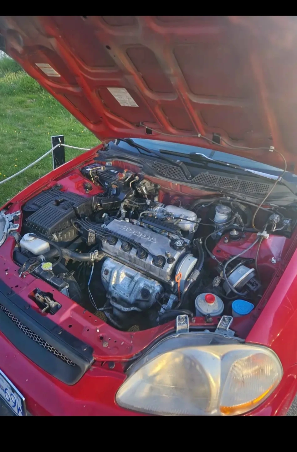 1998 Si Civic 274000 does not run dent clean title new parts - photo 4