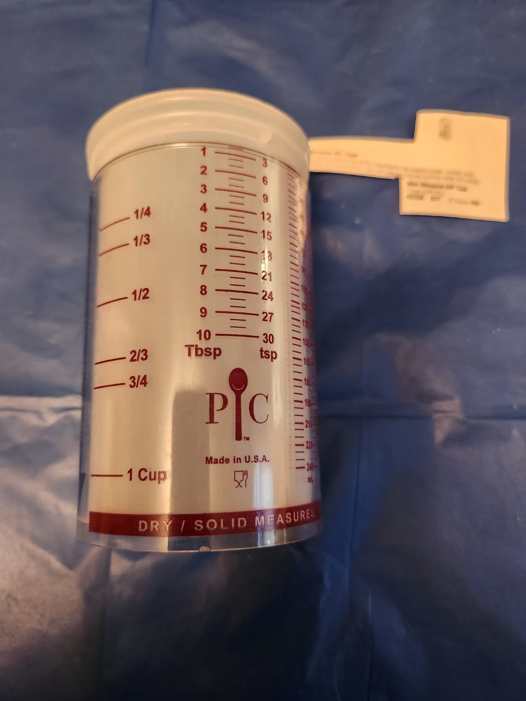 PIC Measure-All Dry/Solid Cup - photo 2