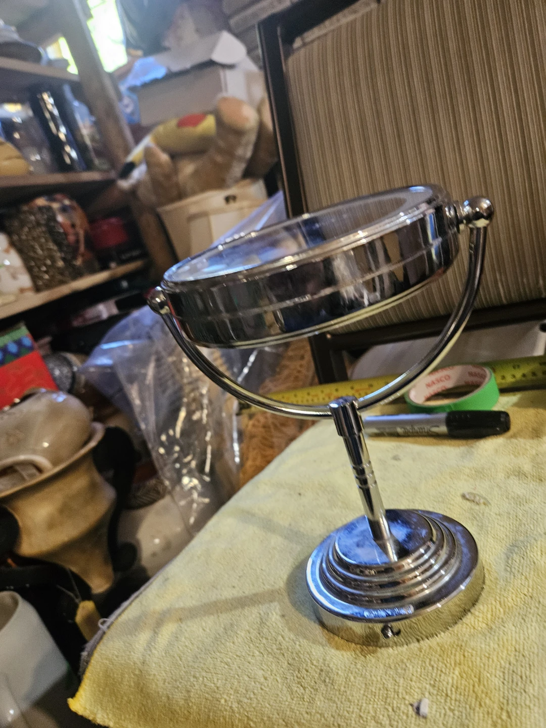 Chrome Double-Sided Vanity Mirror - photo 5