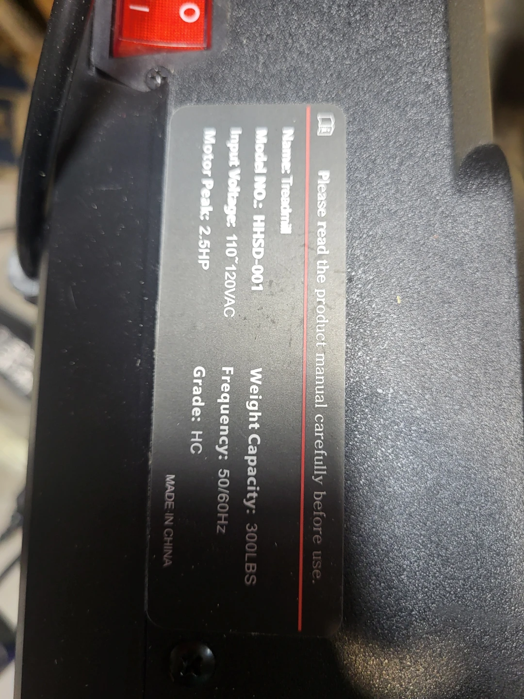 Sperax Treadmill HHSD-001 - photo 2