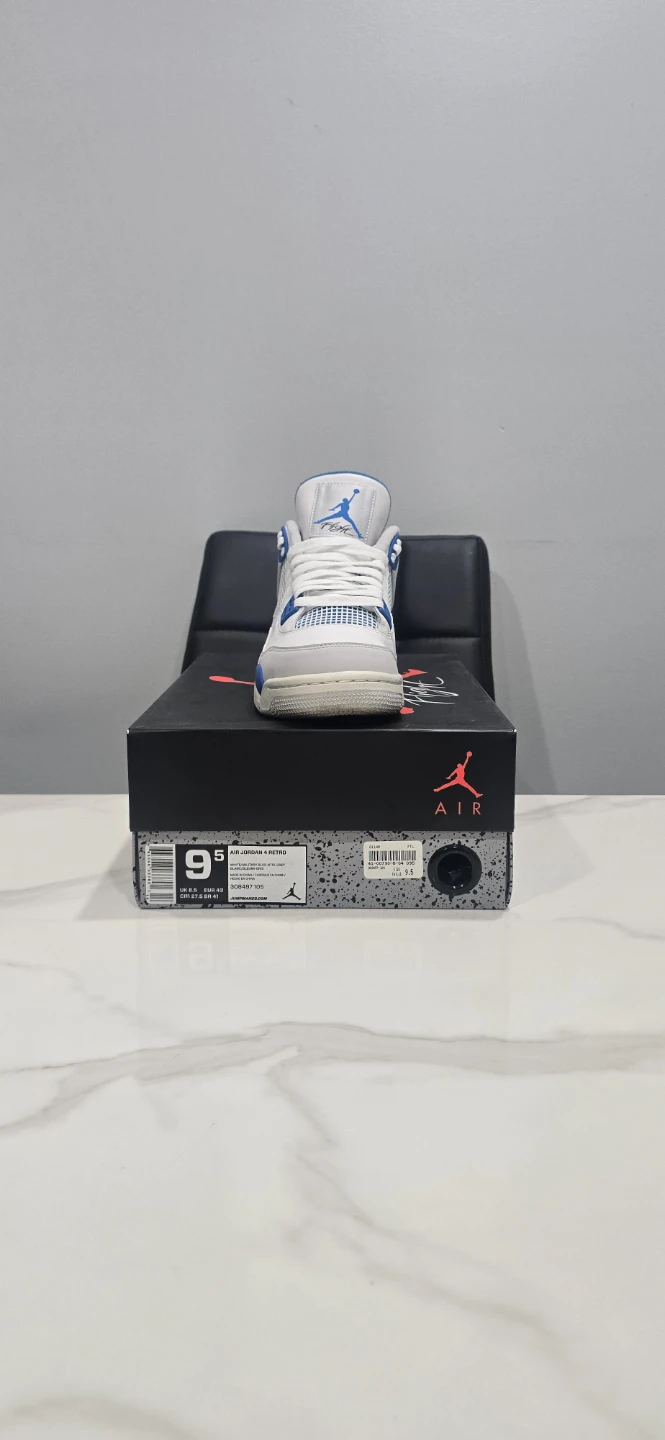 Air Jordan 4 Military blue size 9.5 - photo 4