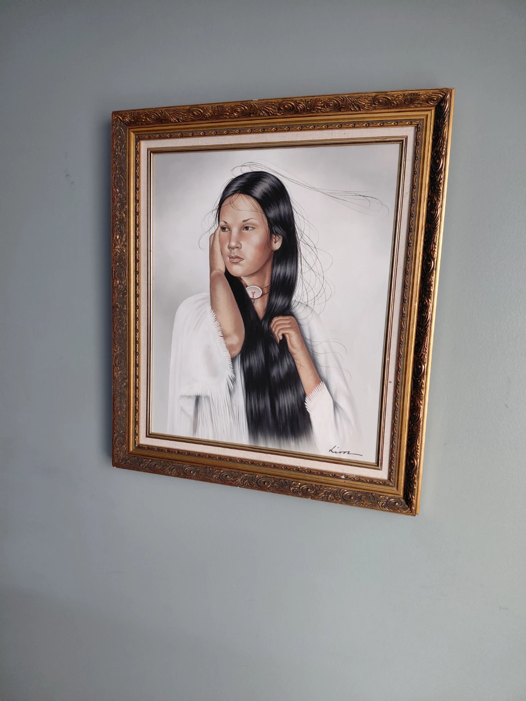 Framed Painting of a aboriginal