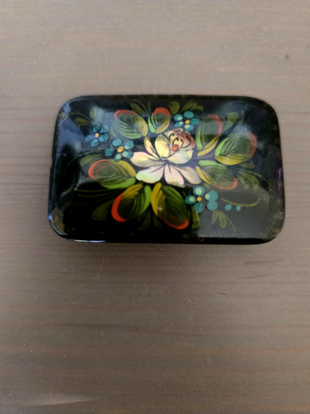 Ukrainian Hand-painted Brooch (Vintage)