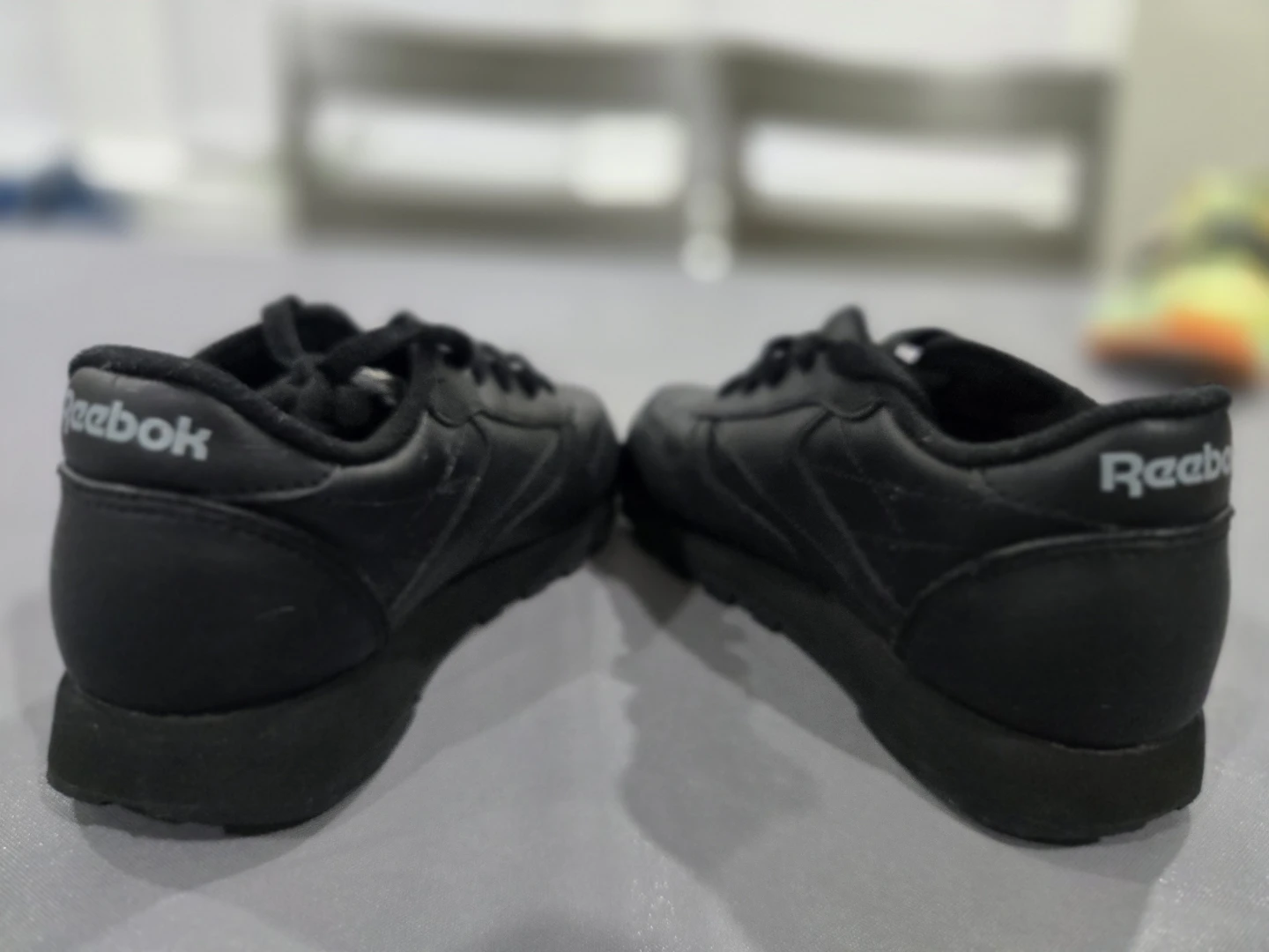 Black Reebok Classic Sneakers Size 12c - photo 4