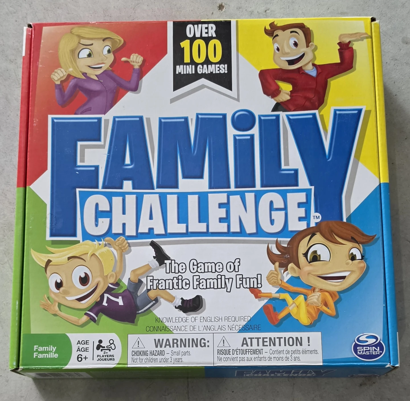 Family Challenge Board Game - Over 100 Mini Games!