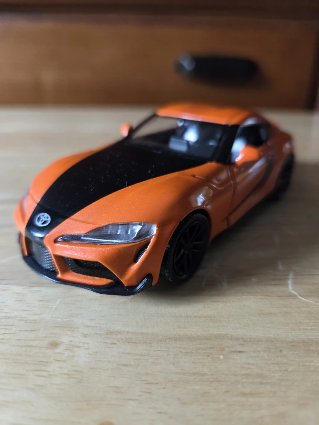 Orange 2020 Toyota Supra Toy Car - photo 2