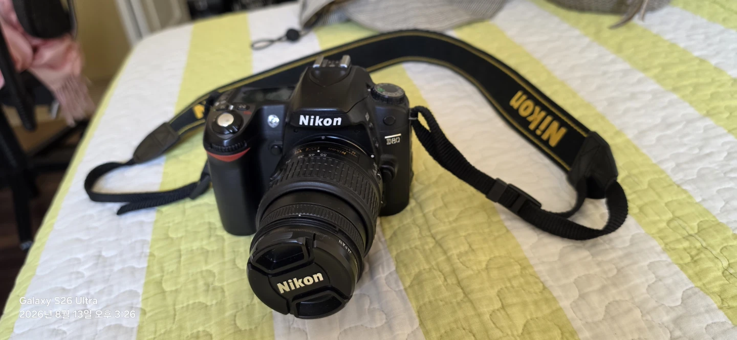 Nikon D80 DSLR Camera with Lens