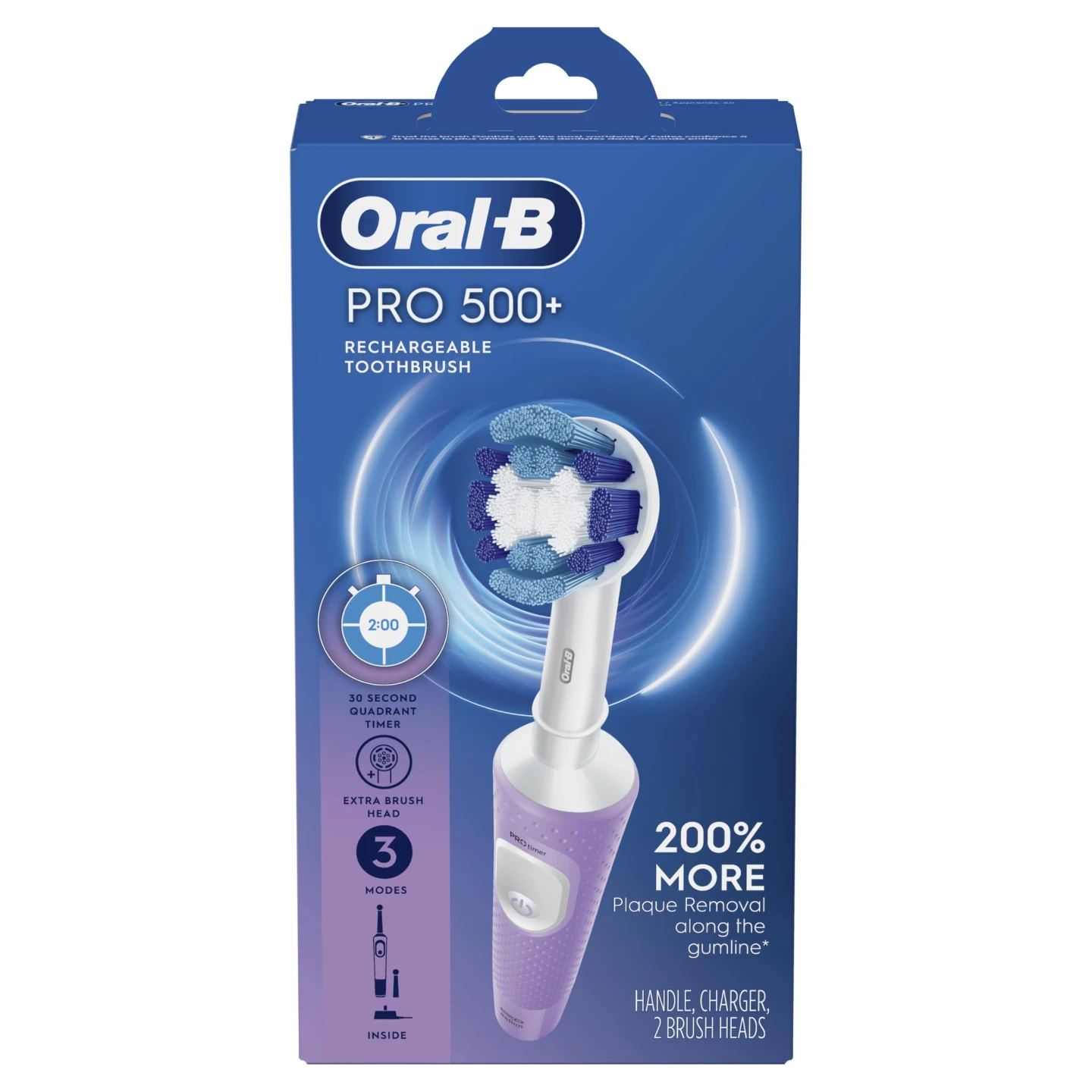 Oral-B PRO 500+ Rechargeable Electric Toothbrush