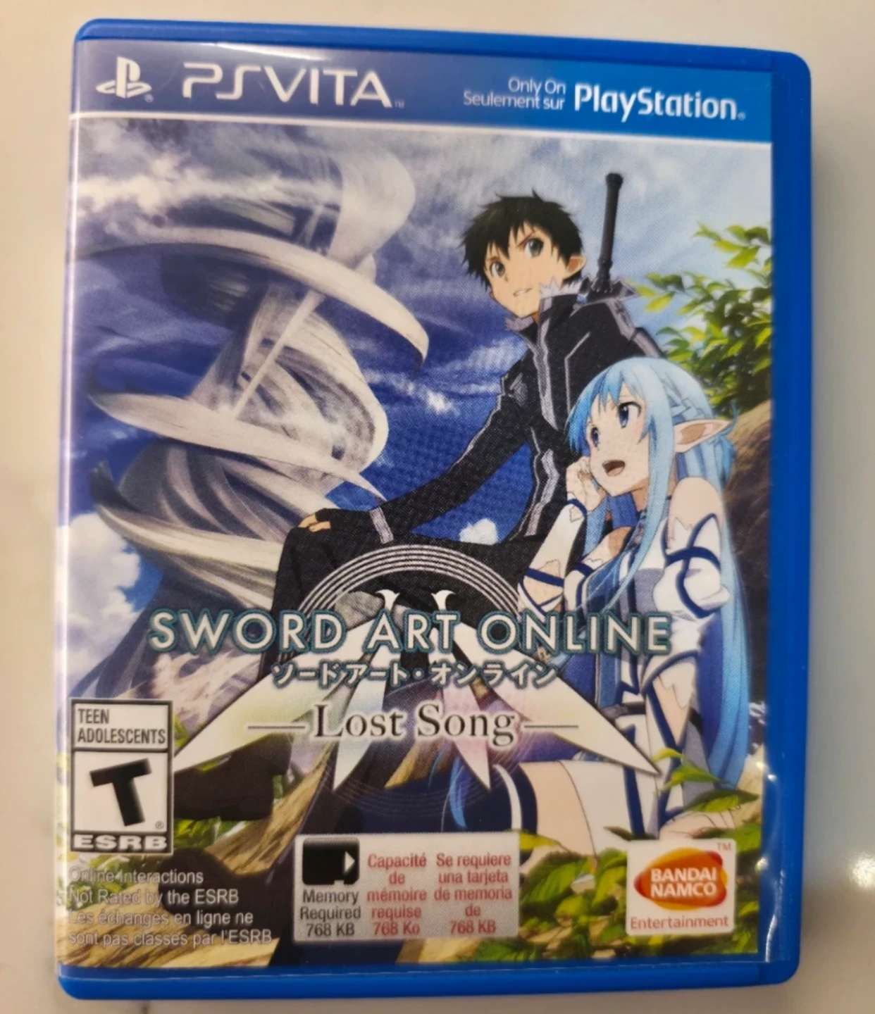 PS Vita Sword Art Online: Lost Song Game