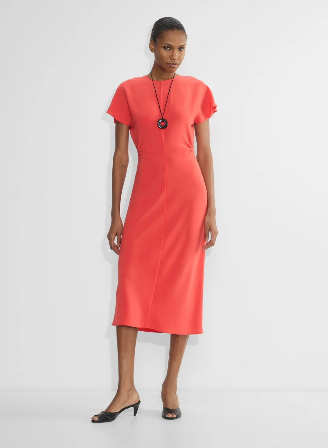 NWT Aritzia Babaton Futurist Dress Cherry Red M