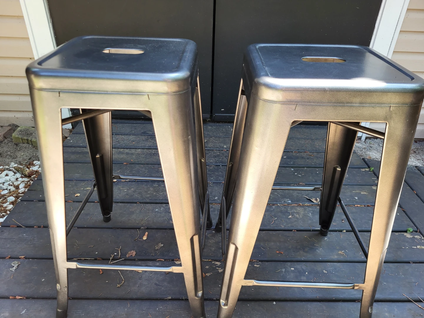 New adjustable desk and a Set of 2 Metal Bar Stools - photo 2