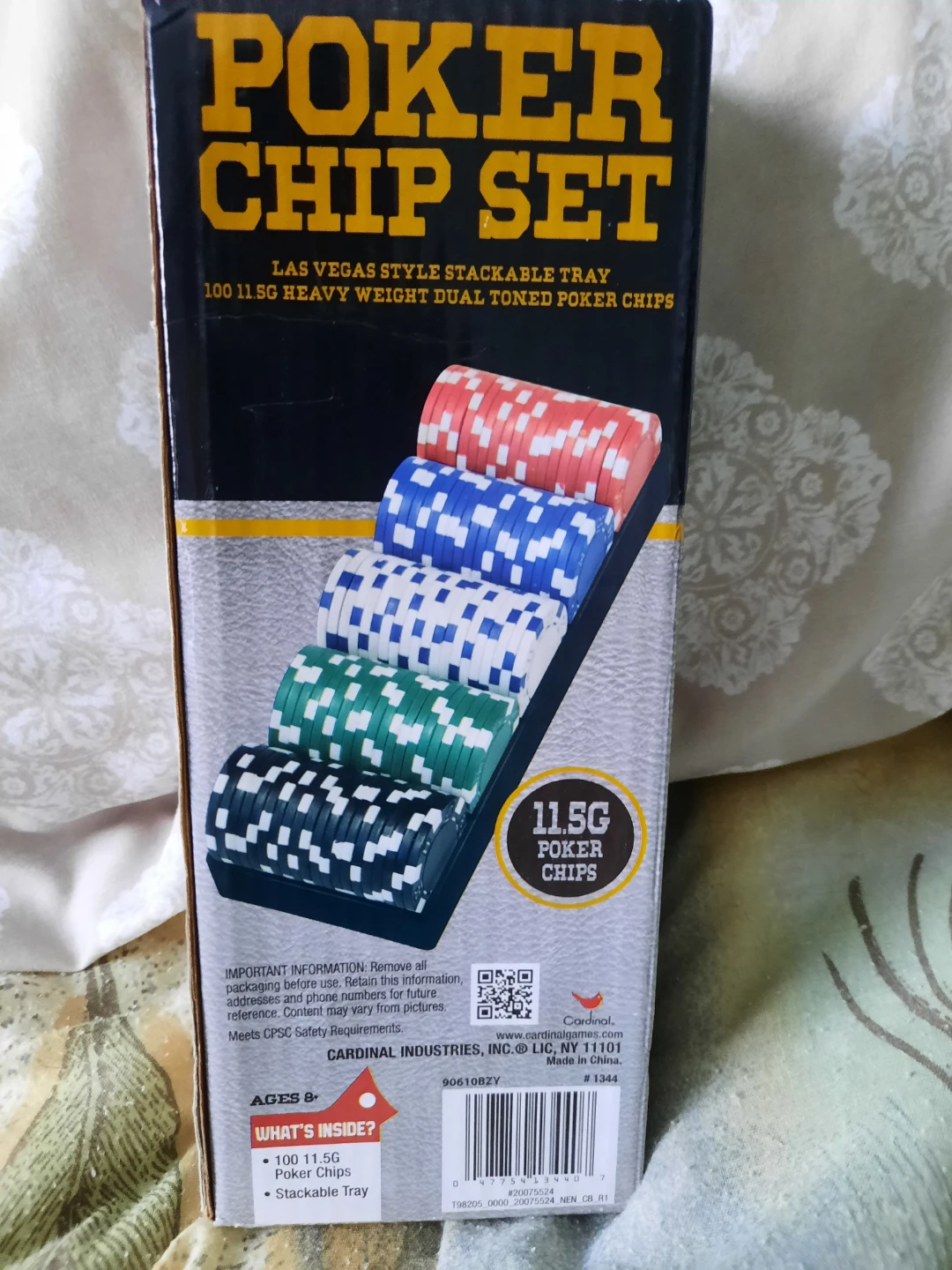 Cardinal Poker Chip Set - 100pc 11.5g - photo 2