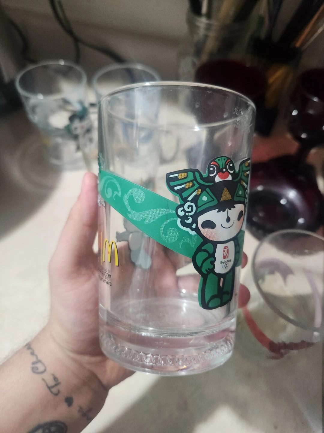 2008 McDonald's Olympics drinking glasses, full set - photo 4