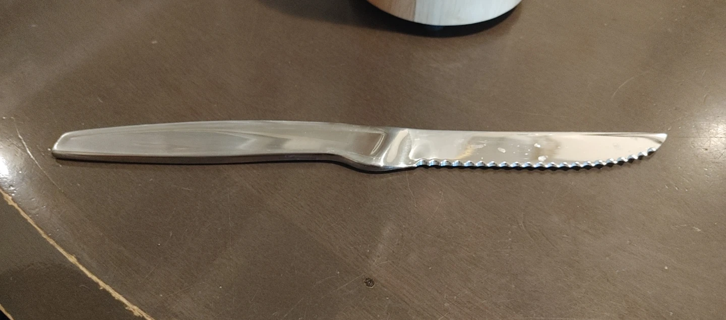 Set of 6 Steak Knives with Wooden Block - photo 2