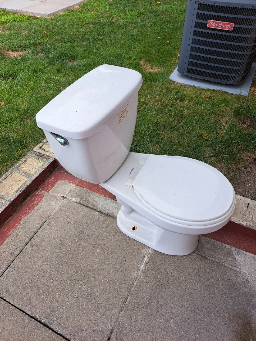 American Standard White Toilet Tank and Bowl - photo 2