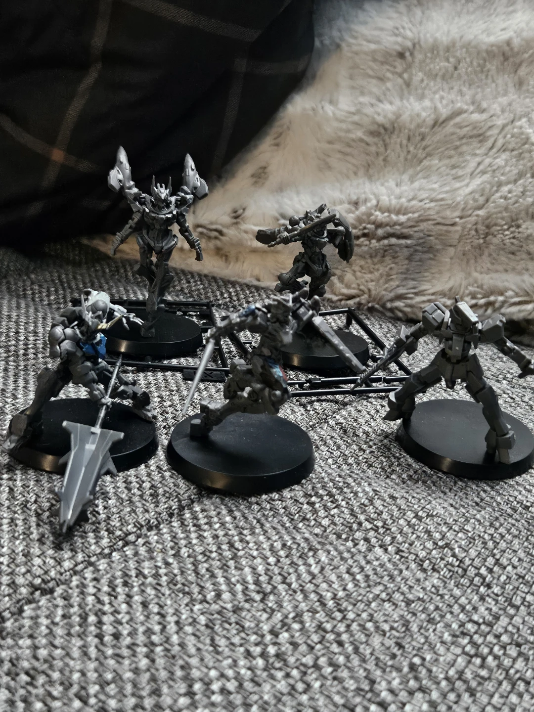 Gundam assembled minis lot for $5