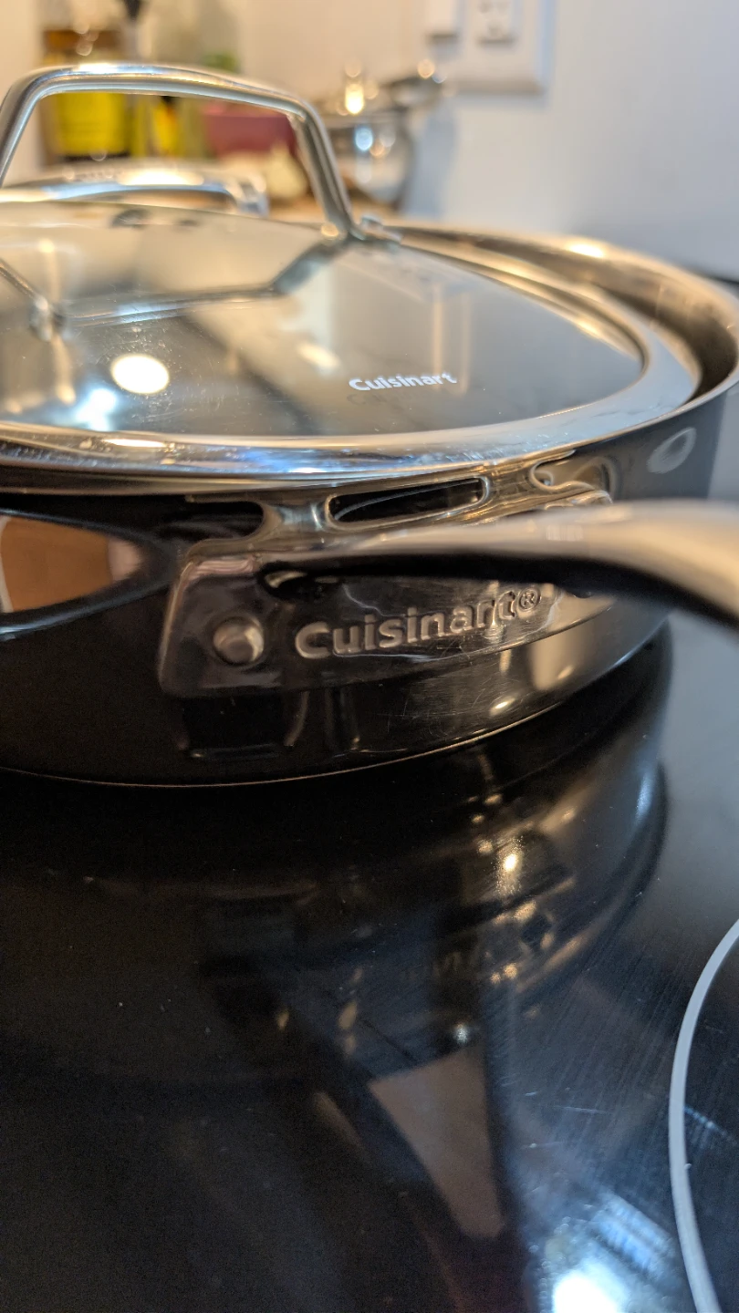 Cuisinart 3-Quart Sauté Pan with handle & glass lid - photo 3