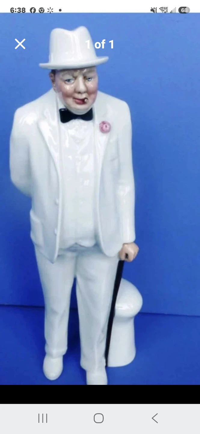 Royal Doulton 6 " figure SIR WINSTON CHURCHILL