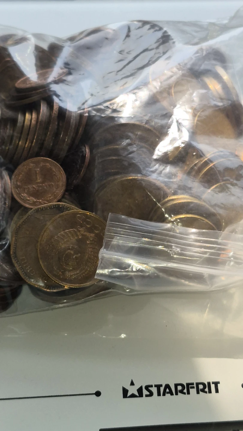 Bag of  brass Assorted Coins - photo 2