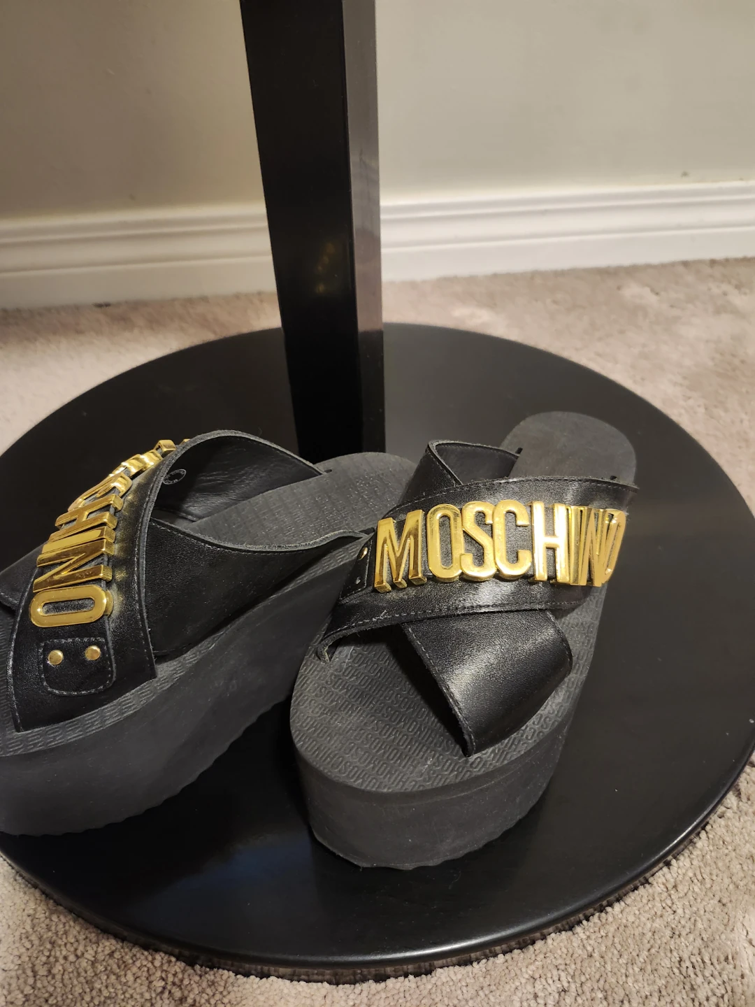 Moschino Platform Sandals – Designer Statement Shoes
