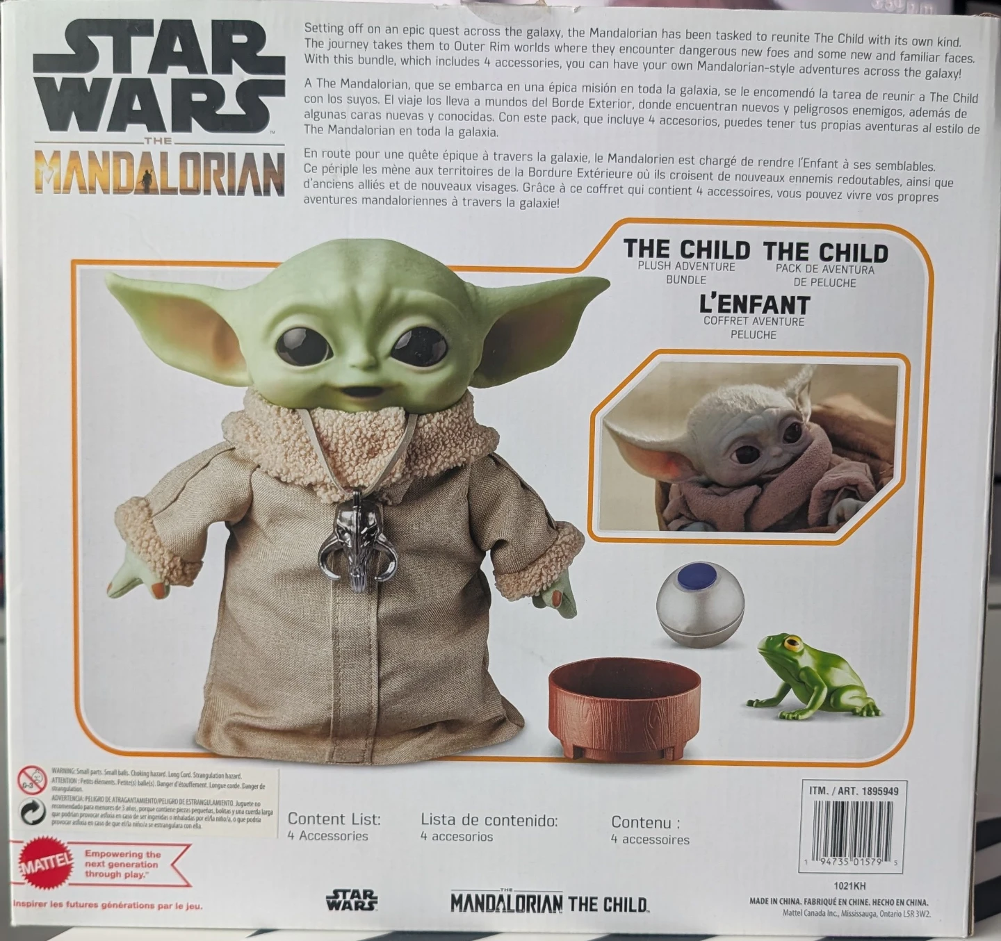 Star Wars The Mandalorian The Child Plush Adventure Bundle - photo 2