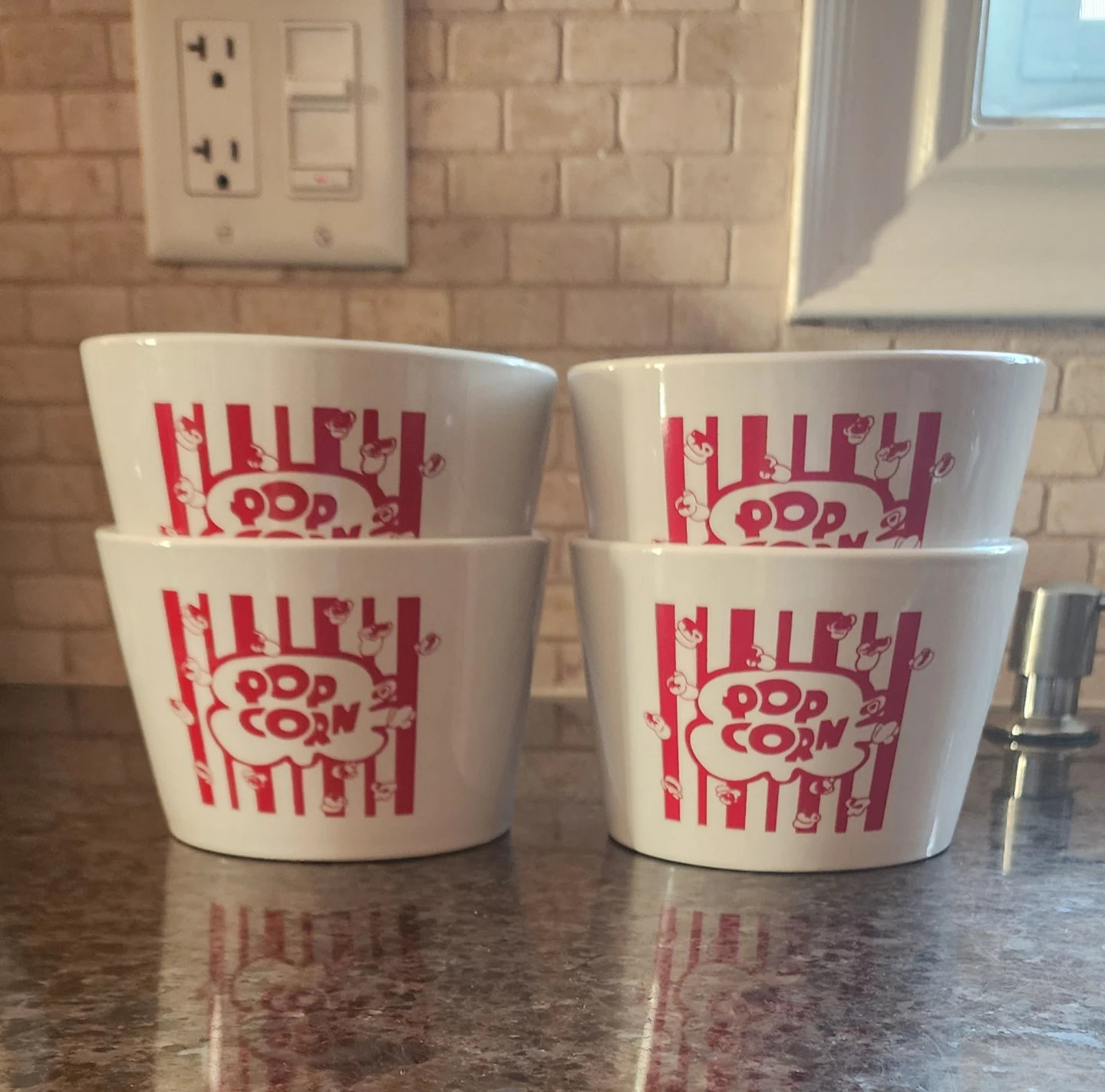 Set of 4 Popcorn Bowls - photo 2