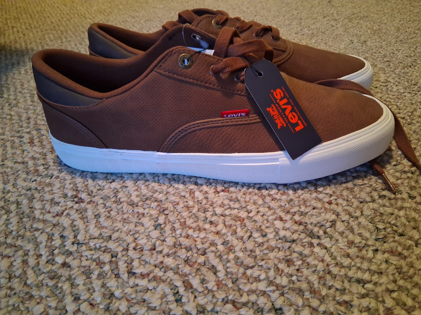 Levi's Brown Leather Comfort Shoes - photo 2