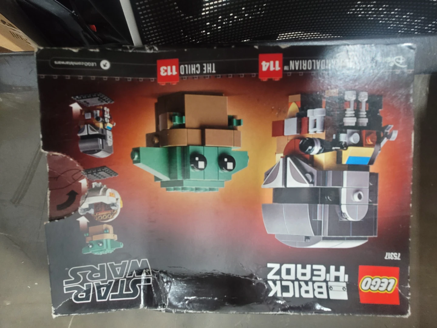 LEGO Star Wars The Mandalorian The Child BrickHeadz Set 75317