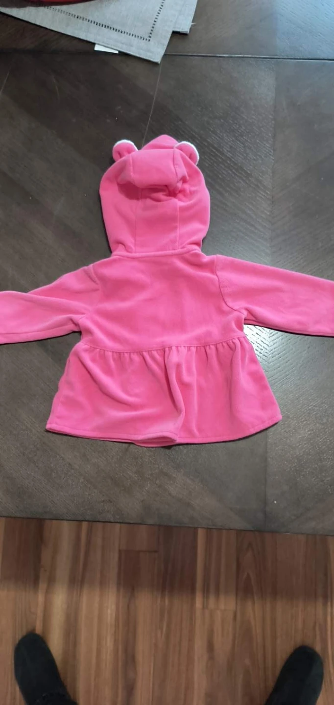 Carter's Pink Fleece Hoodie Jacket - photo 2