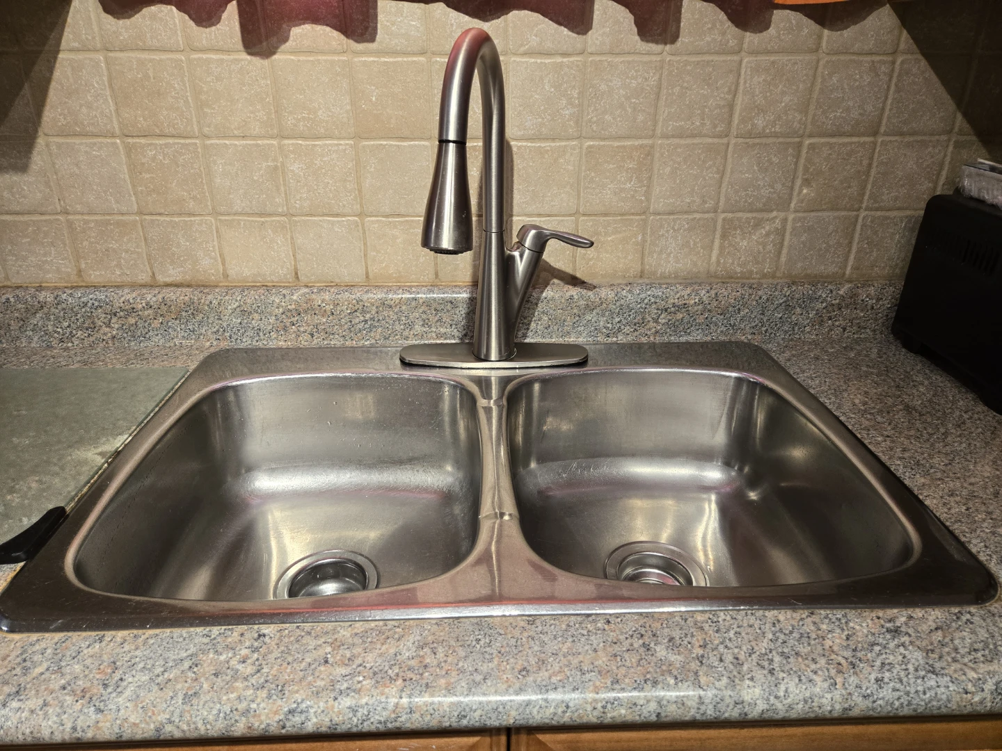 Stainless steel top mount double basin sink - photo 2