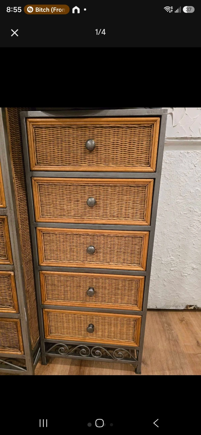 Wicker and Metal Furniture Set - photo 2