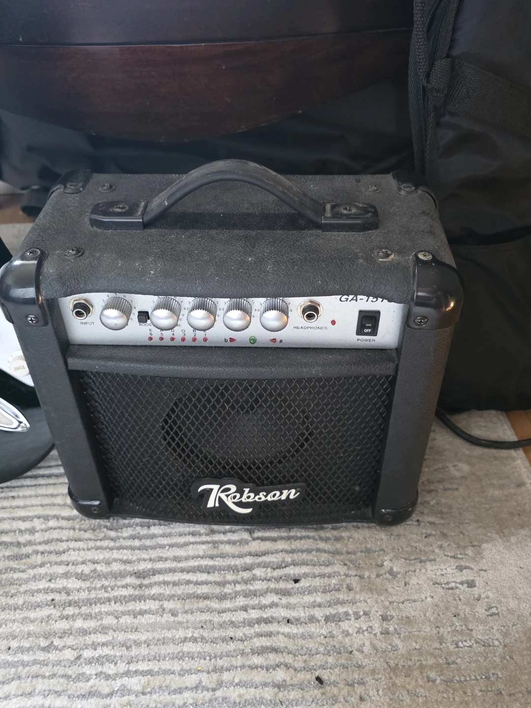 Electric guitar amp cable and case - photo 3
