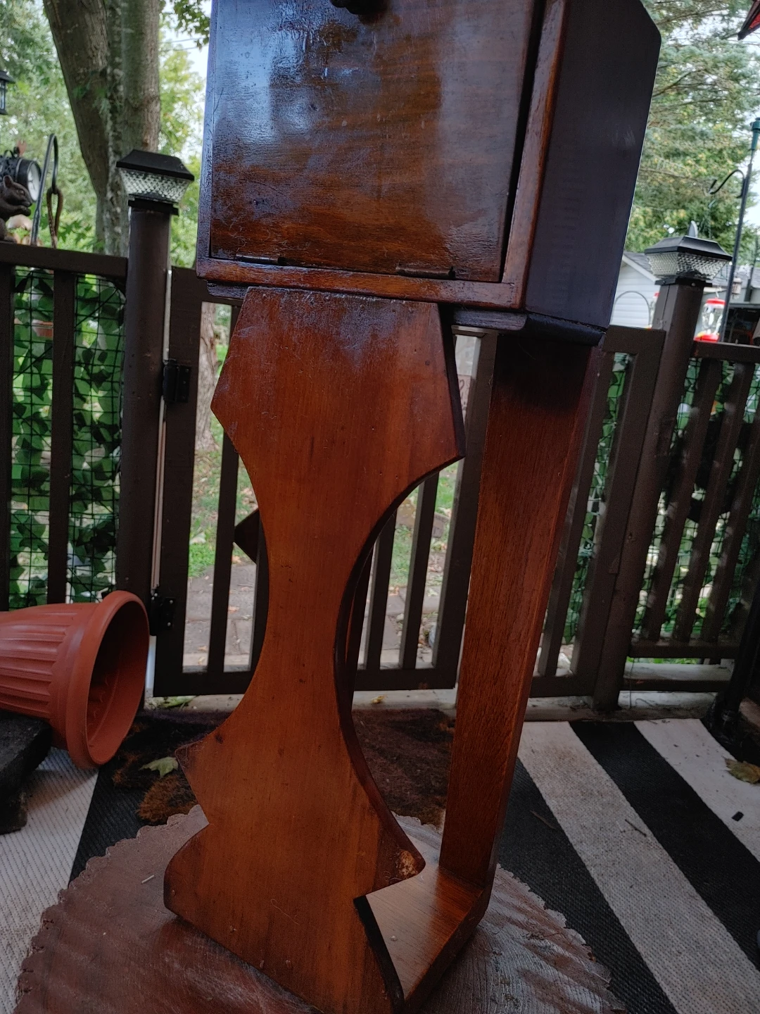 Wooden Side Table with Drawer - photo 4
