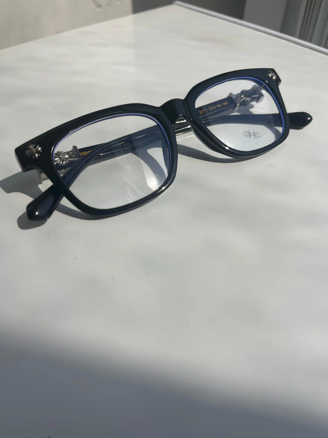 Chrome Hearts Glasses - Black