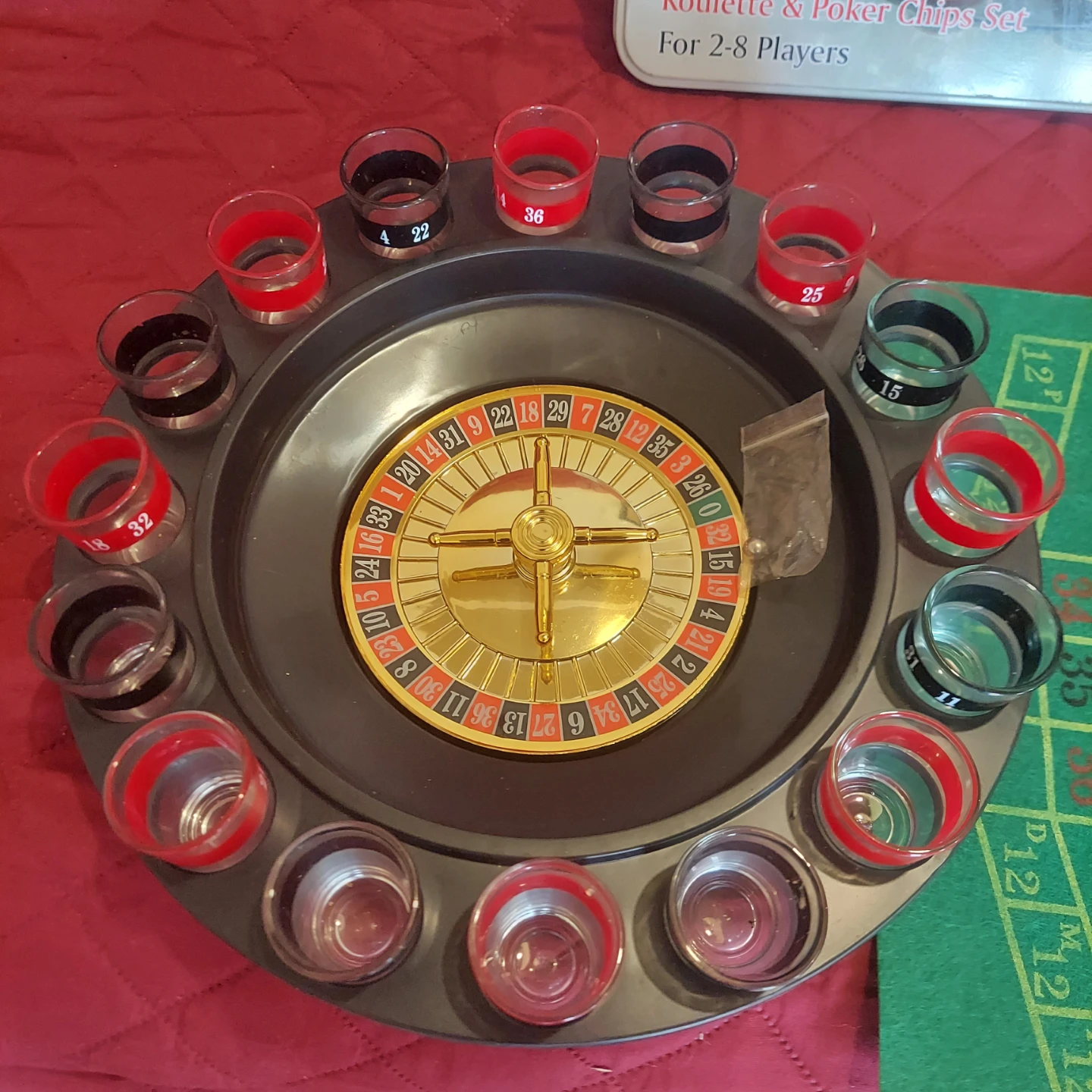 Drinking Game Roulette Wheel Set - photo 2