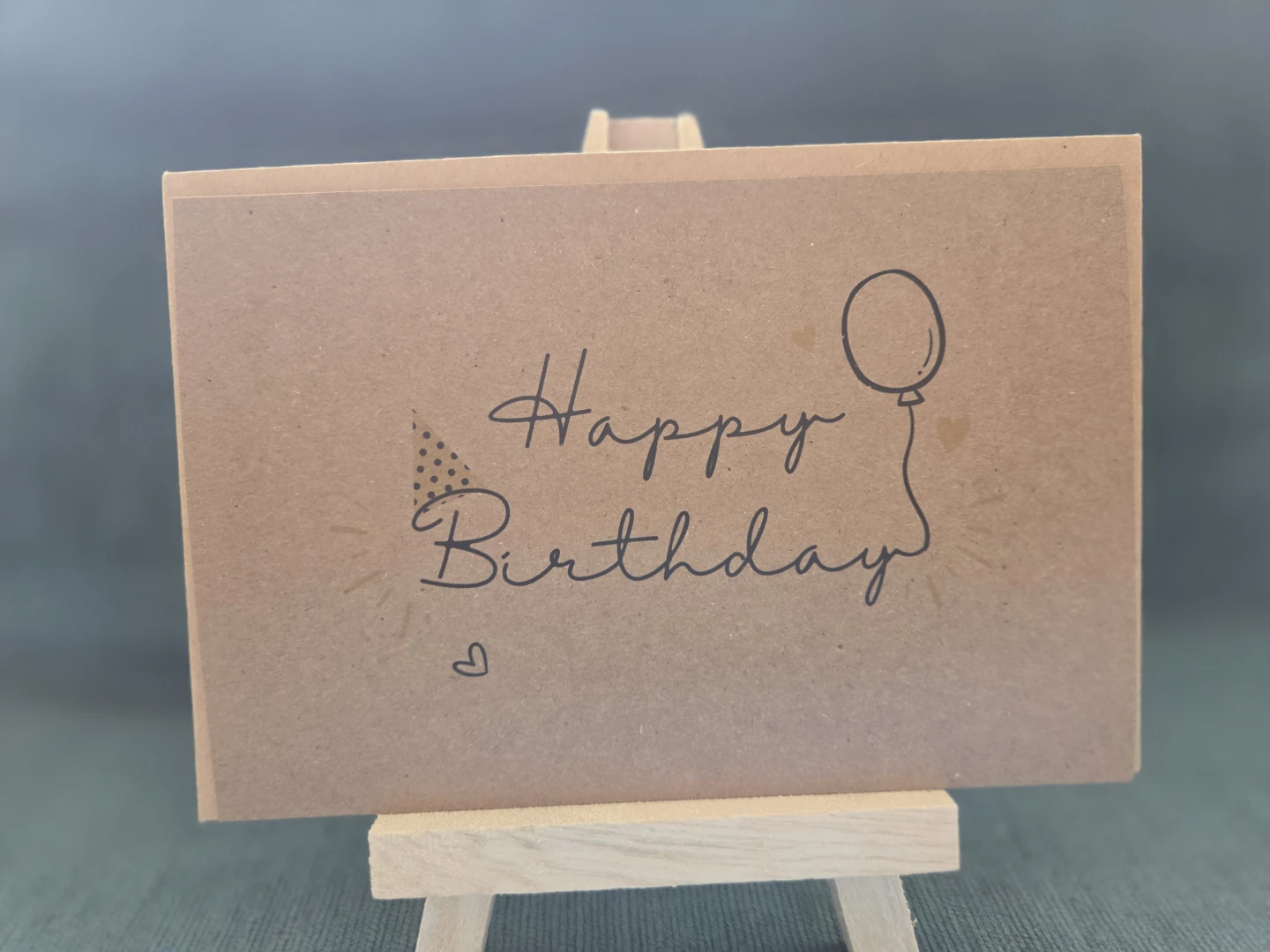 Happy Birthday Card with Balloon Design