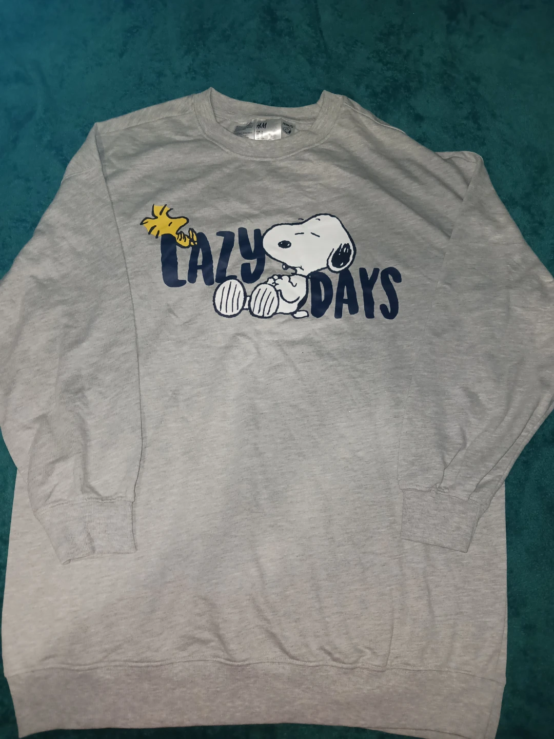 H&M Peanuts Snoopy "Lazy Days" Sweatshirt - photo 3