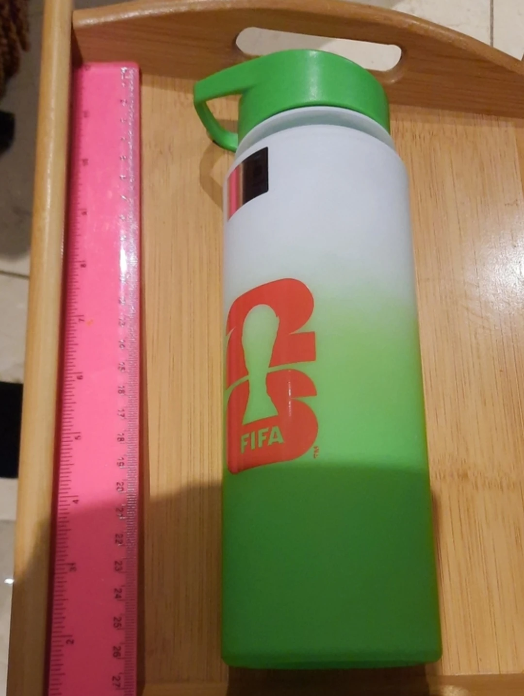 NWT FIFA Country Spirit ITA Water Bottle Green White