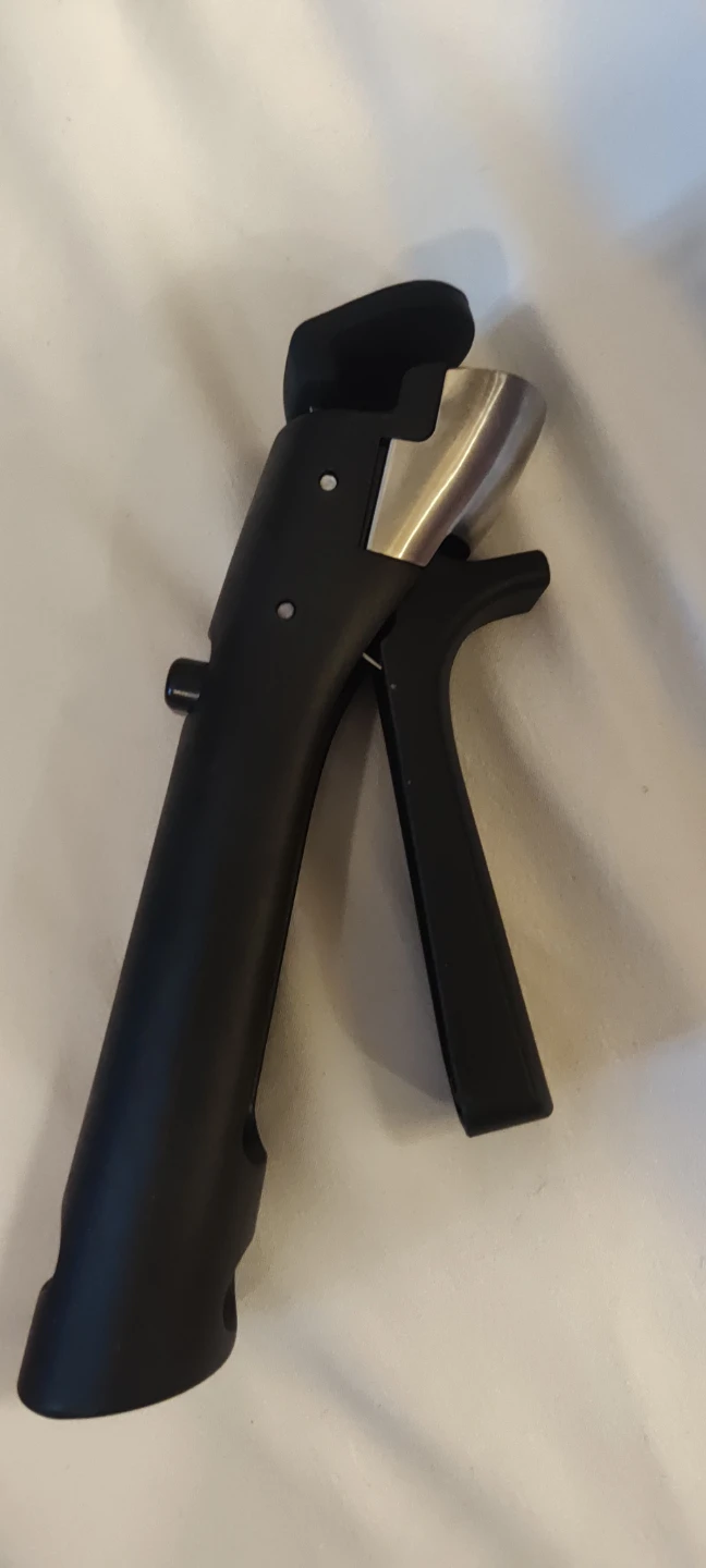 Black Pot Handle with Stainless Steel Clamp - photo 2